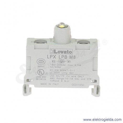 Moduł LED LPX LPBM8 biały 185-265VAC światło ciągłe, do kasety