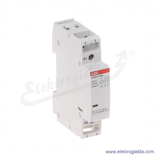 Stycznik modułowy ESB16-20N-06 16A 2NO 230V AC/DC