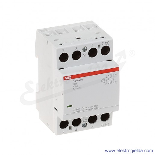 Stycznik modułowy ESB40-40N-06 40A 4NO 230V AC/DC