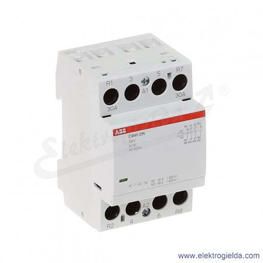 Stycznik modułowy ESB40-22N-06 40A 2NO+2NC 230V AC/DC