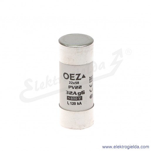 Wkładka bezpiecznikowa PV22 32A gG 690VAC 22x58