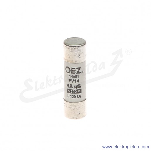 Wkładka bezpiecznikowa PV14 25A gG 500VAC 14x51