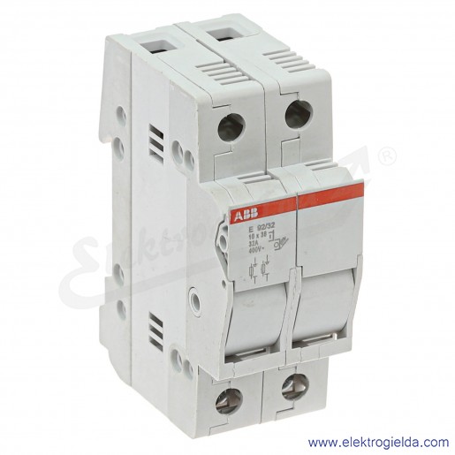 Rozłącznik bezpiecznikowy 2CSM200883R1801, E92/32, 2P, 10x38, 32A, 690V, montaż DIN 35mm