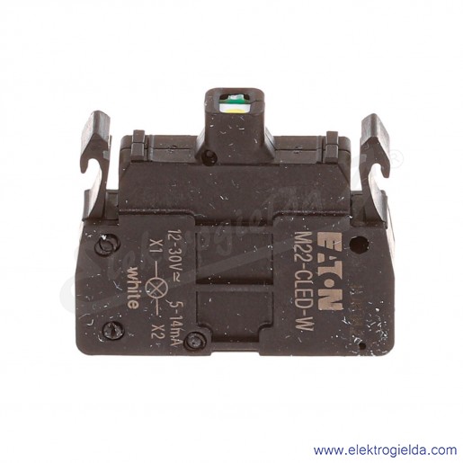 Blok podświetlający 216569, M22-CLED-W, biały LED, 12..30VAC/DC, montaż czołowy