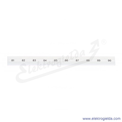 Oznacznik opisowy 0814212:0081, ZB 10, LGS: 81-90, pasek