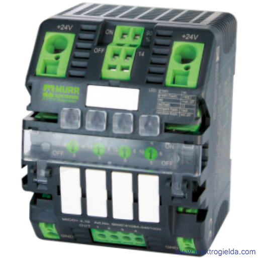 Moduł zabezpieczeń 9000-41084-0100600, Moduł MICO 4.6, 4-kanałowy, wejście: 24VDC, wyjścia: 24V/1-2-4-6ADC