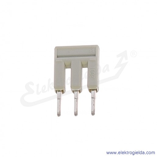 Mostek grzebieniowy 2001-403 3-torowy szary 18A z izolacją do złączek 2001-xxxx