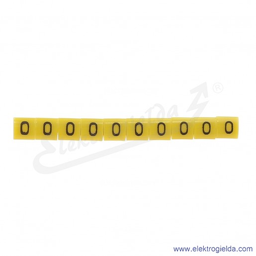 Oznacznik opisowy E04ZP-01020203700, OZ 1 *0*, żółty, 100szt