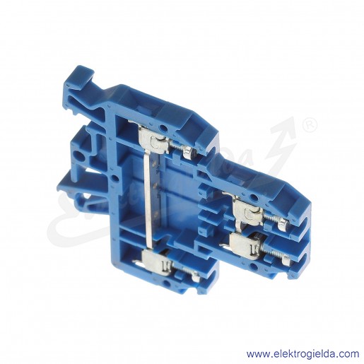 Złączka piętrowa A00-0006, ZUG G/21, niebieska, śrubowa, 4mm2