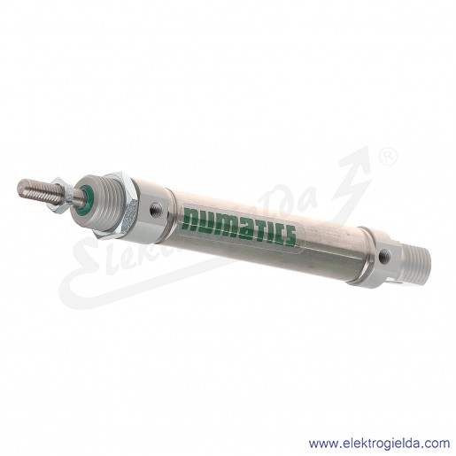 G435AKSN0050A00 C16AS50-DM siłownik pneumatyczny dwustronnego działania bez amortyzacji, bez samo powrotu o średnicy tłoka Fi 16