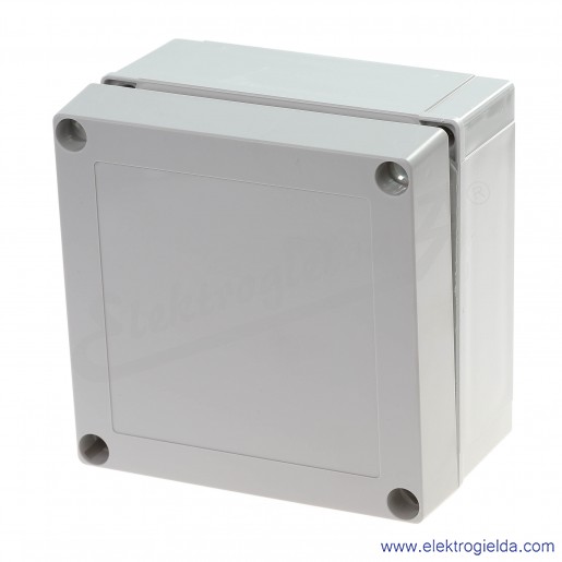 Obudowa ABS 125/75 HG 130x130x75 pokrywa szara IP 66/67