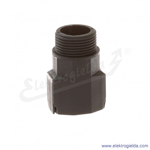 Dławik plastikowy E03DK-07040101211, FD 11/BK, PG11, pod klucz 19, czarny