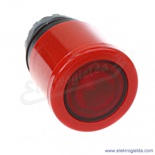 Napęd przycisku MPMT311R, podświetlany, 22.5mm, czerwony ryglowany, IP66
