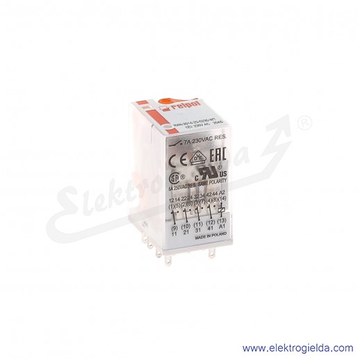 Przekaźnik elektromagnetyczny R4N-2014-23-5230-WT 4P 230VAC