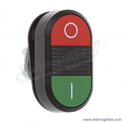 Napęd przycisku MPD211B, czerwony + zielony, O/I, monostabilny, 22mm