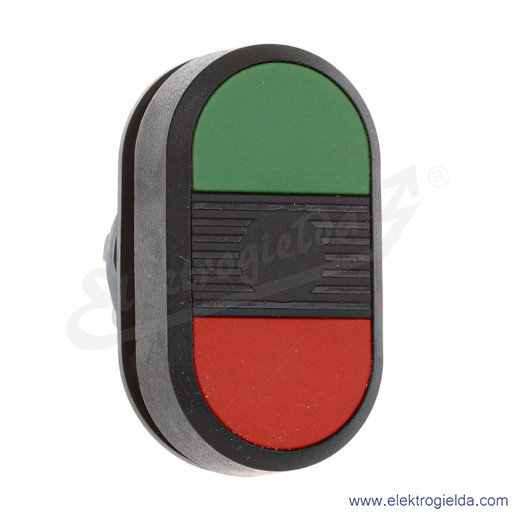 Napęd przycisku MPD111B, podwójny, zielony i czerwony, bez symbolu, monostabilny, 22mm