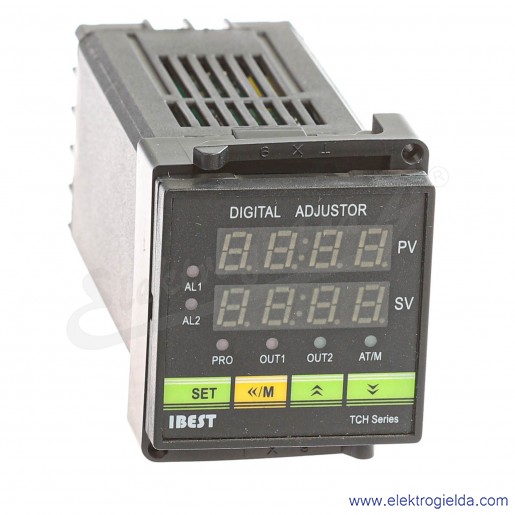 Regulator temperatury TCH-SSR41, 90-260VAC, wejścia TC/RTD/mV, 2 wyjścia przekaźnikowe, 1 wyjście alarmowe