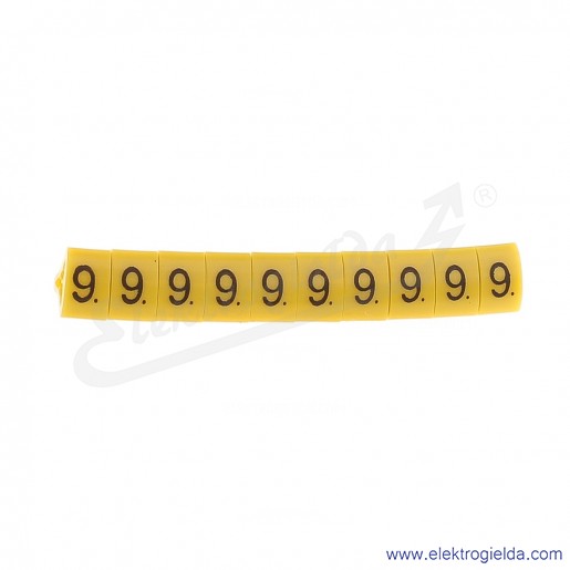 Oznacznik opisowy E04ZP-01020401000, OZ 2 *9*, żółty, 100szt