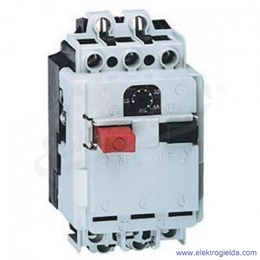 Wyłącznik silnikowy 6112-370001, M 611 4.0-6.3A N, prąd zadziałania wyzwalaczy zwarciowych: 107,1 A