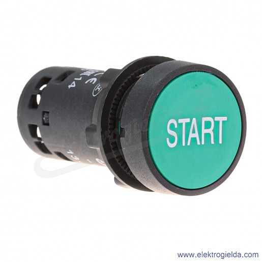 XB7NA3133 Przycisk płaski zielony samo powrotny START bez podświetlenia