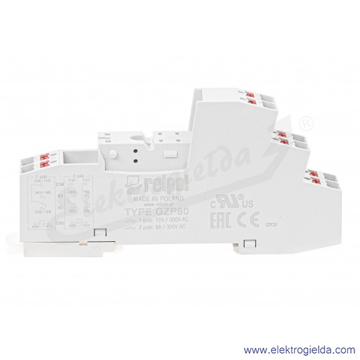 Gniazdo przekaźnikowe 864325 GZP80 push-in do RM... RMP...