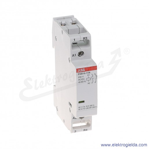 Stycznik modułowy ESB16-11N-06 16A 1NO+1NC 230V AC/DC