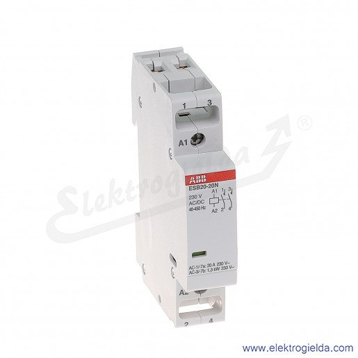 Stycznik modułowy ESB16-02N-01 16A 2NC 24V AC/DC
