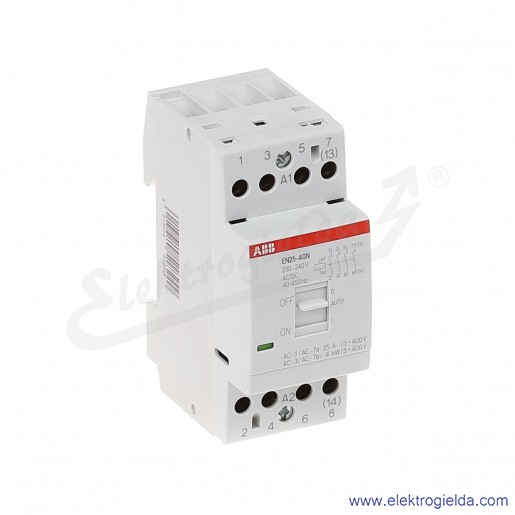 Stycznik modułowy ESB25-40N-06 25A 4NO 230V AC/DC