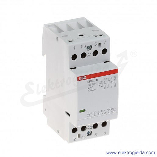 Stycznik modułowy ESB25-31N-06 25A 3NO+1NC 230V AC/DC