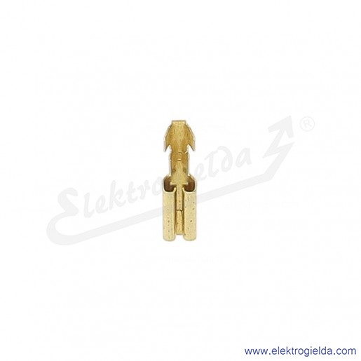 Nasuwka konektorowa E10KN-01010200501 N 4,8-1/0,5 NC /100szt/ mosiądz bez pokrycia galwanicznego cyną