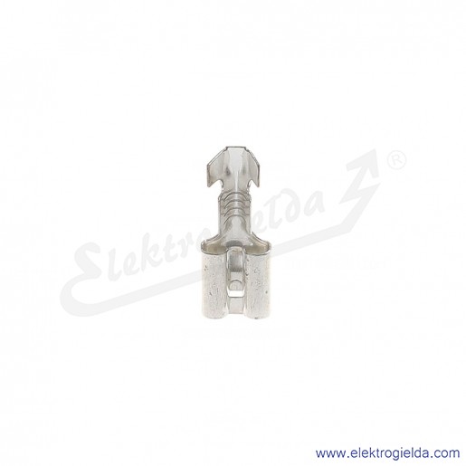 Nasuwka konektorowa E10KN-01010700100 NZJ 6.3-2.5/0.8, mosiężne cynowane, opakowanie 100szt