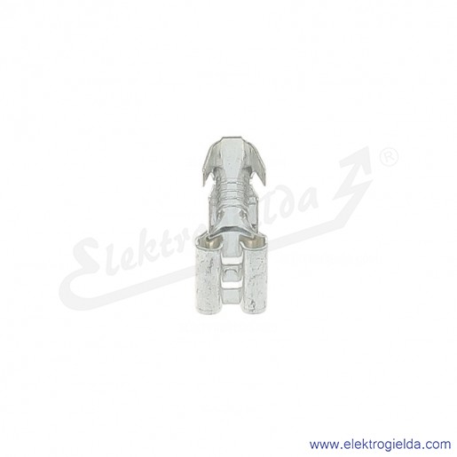 Nasuwka konektorowa ze sprężystym zabezpieczeniem E10KN-01010500450 NZ 6,3-2,5/0,8 /100szt/ mosiężna pokryta galwanicznie cyną