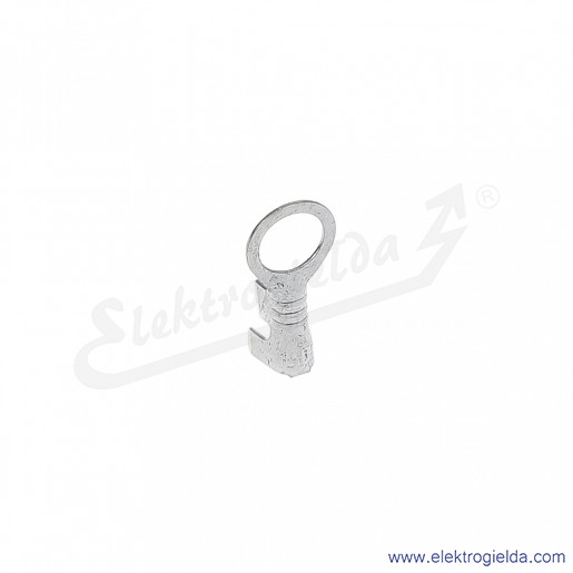 Końcówka oczkowa zaciskana tak jak końcówki konektorowe MO 2,5/4 z mosiądzu cynowany galwanicznie