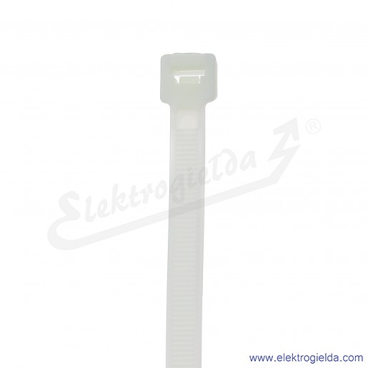 Opaska zaciskowa E01TK-01010100901, TK 25/3.6, 250mm, 100szt, trytytka, biała