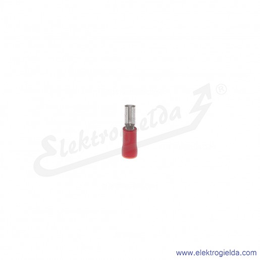 Nasuwka całkowicie izolowana NCI 4,8-1/0,8 PCV z długą tuleją izolacyjną