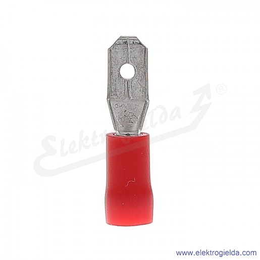 Wsuwka izolowana WI 4,8-1/0,8 PCV z tuleją izolacyjną