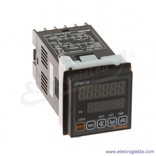 Licznik czasu i impulsów CT6S-1P4, 230VAC, 48X48
