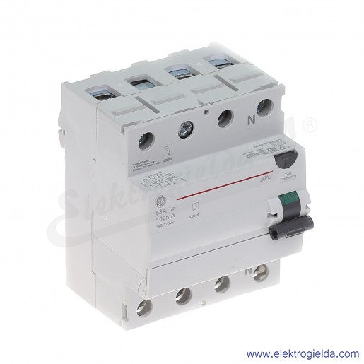 Wyłącznik różnicowoprądowy BPC463/100 4P 63A 0,1A typ AC