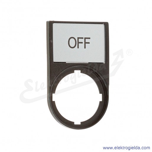 Tabliczka opisowa 218300, M22S-ST-GB5, "OFF"