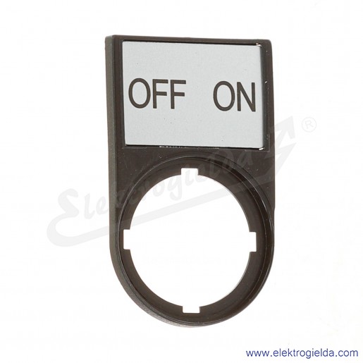 Tabliczka opisowa 216499, M22S-ST-GB10, "ON OFF", 30x50mm