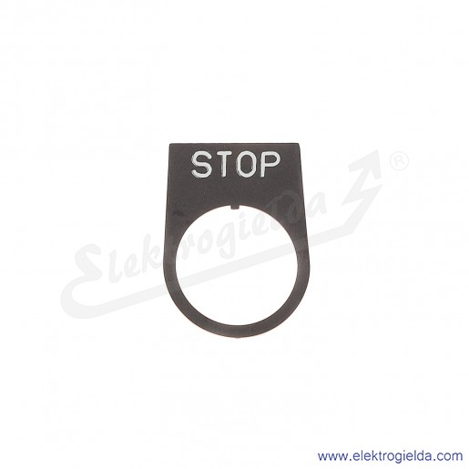 Tabliczka informacyjna NEF30 TI II *STOP* do przycisków 30mm