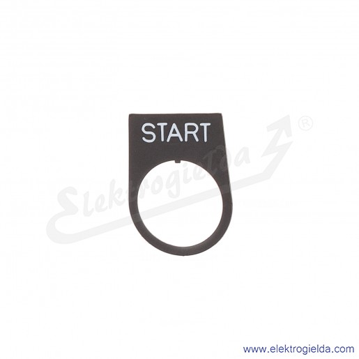 Tabliczka informacyjna NEF30 TI I *START* do przycisków 30mm
