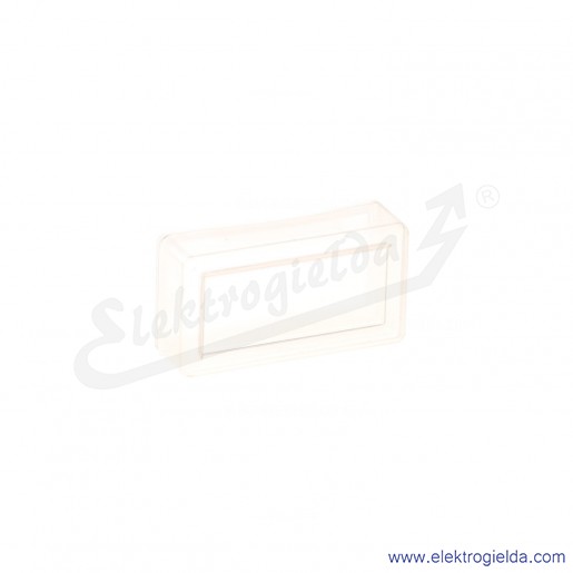 Gumowy kapturek ochronny 080CPDT podnoszący stopień ochrony przeźroczysty, kwadratowy