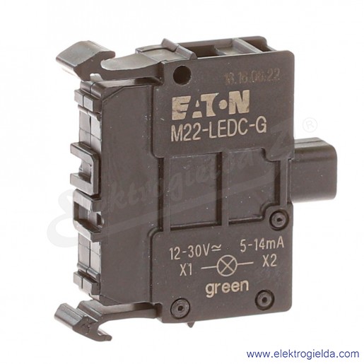 Moduł LED 216562, M22-LEDC-G, zielony, 12..30VAC/DC, do kasety