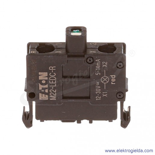 Moduł LED 216561, M22-LEDC-R, czerwony, 12..30VAC/DC, do kasety