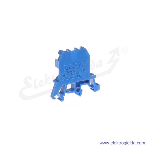 ZUG G 4  Złączka niebieska jednotorowa gwintowa