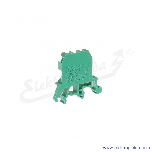 ZUG G 4  Złączka zielona jednotorowa gwintowa