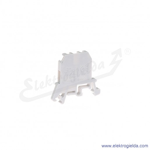 ZUG G 2,5  Złączka szara jednotorowa gwintowa