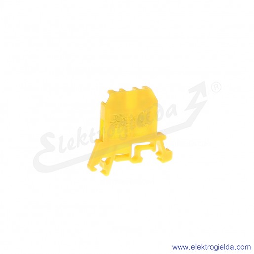 ZUG G 2,5  Złączka żółta jednotorowa gwintowa