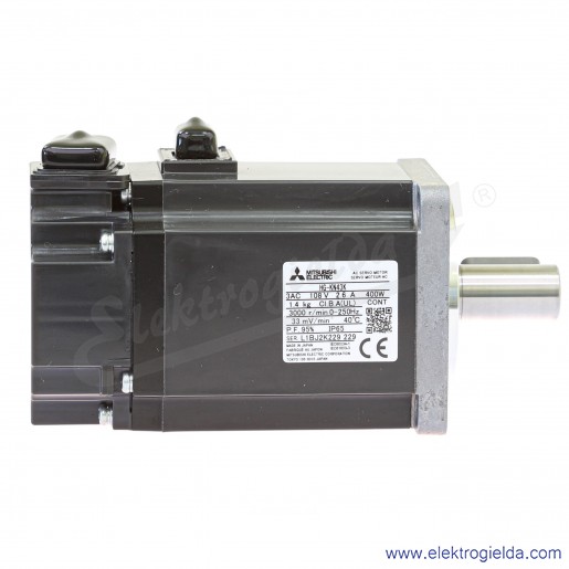 Silnik servo 282635 HG-KN43K Servomotor HG-KN, 400W 1.3 Nm max 3.8Nm, rowek wpustowy